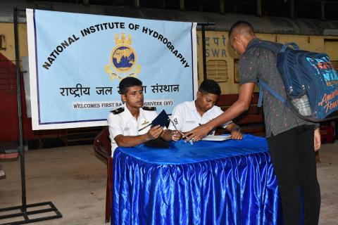 RECEIVING AGNIVEER (HY) TRAINEES AT MADGAON RAILWAY STATION