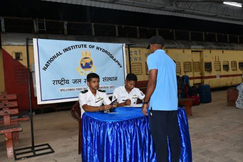 RECEIVING AGNIVEER (HY) TRAINEES AT MADGAON RAILWAY STATION